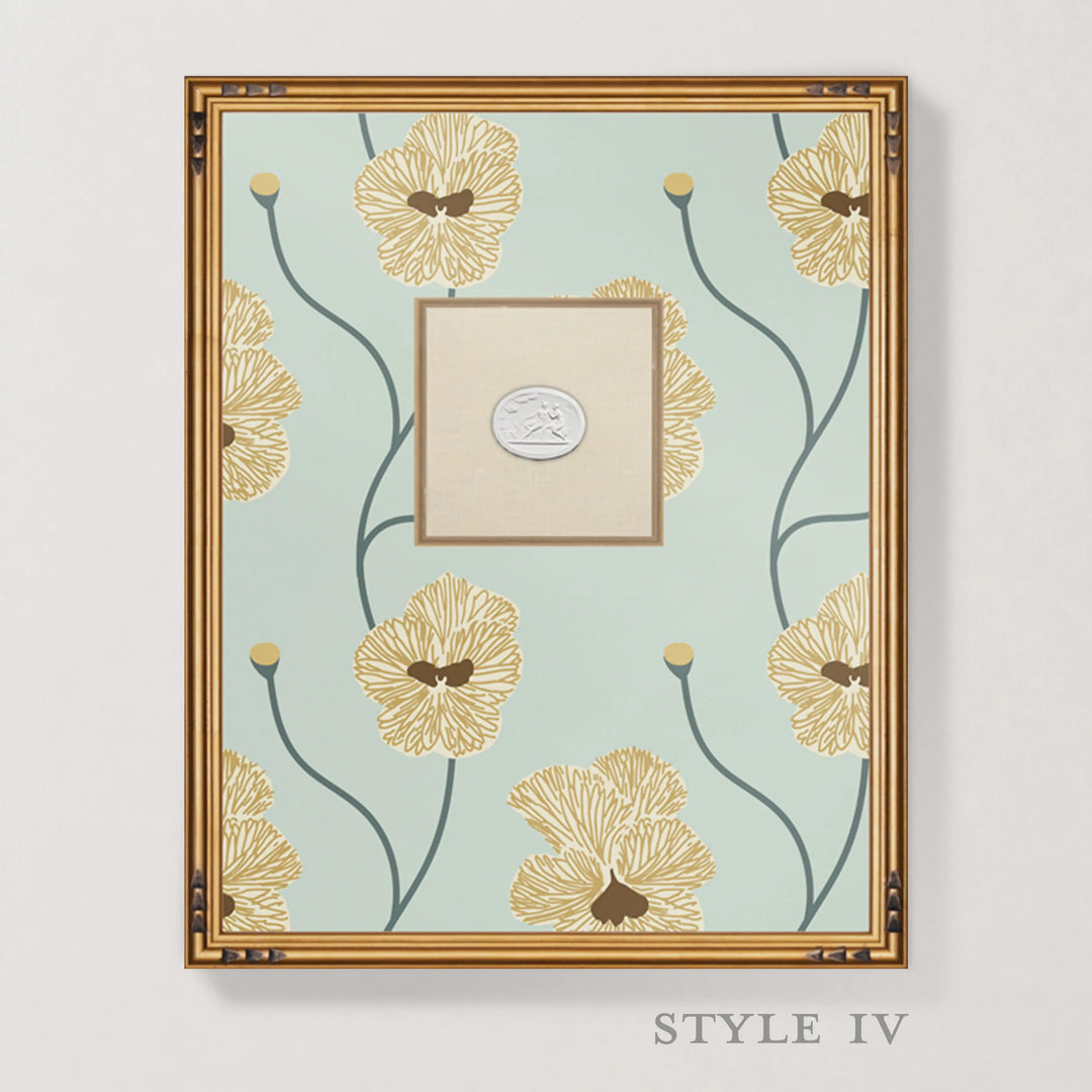 Framed Intaglio Wall Art - Flourish - Hazy Daytime