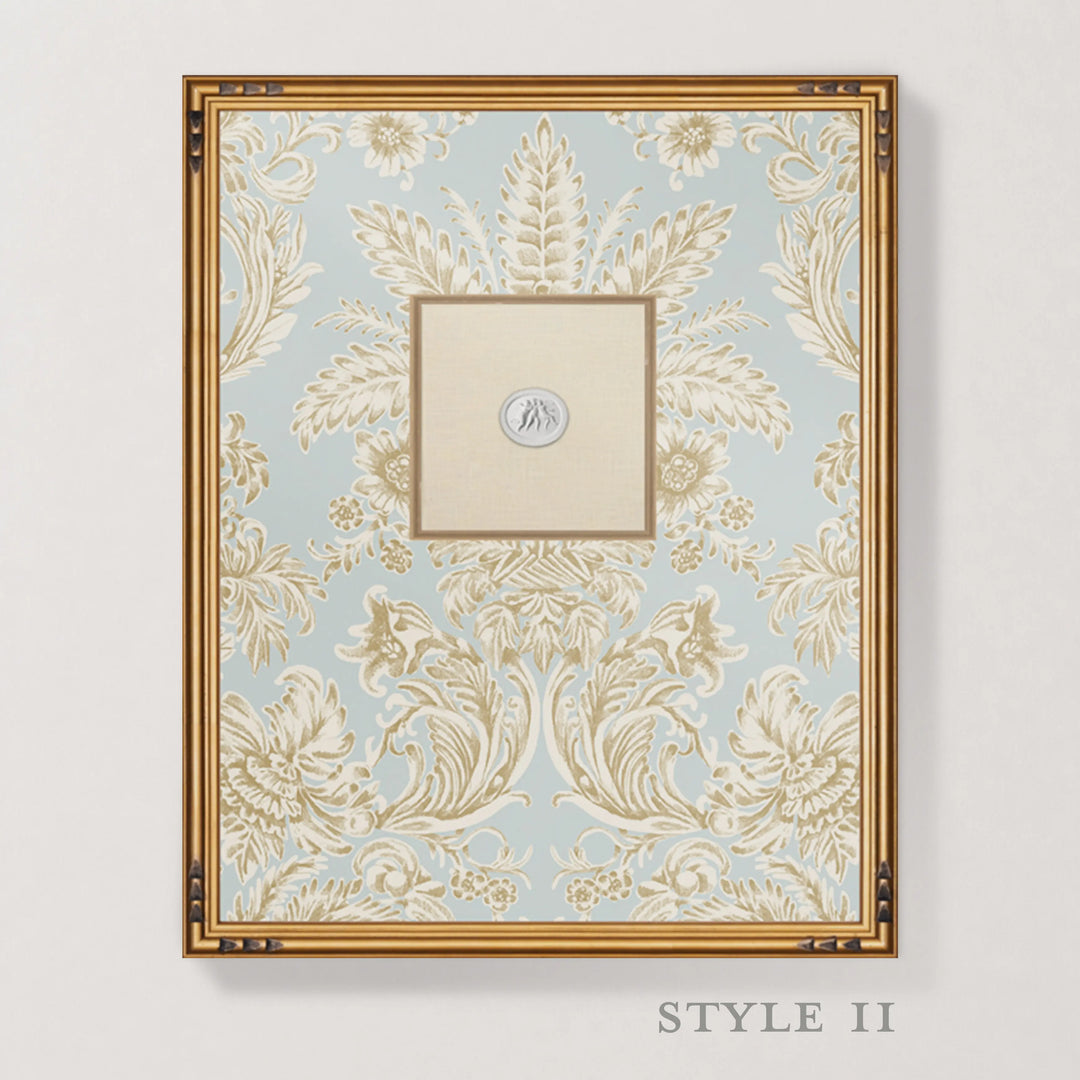 Framed Intaglio Wall Art - Parlor Paper - Hazy Daytime