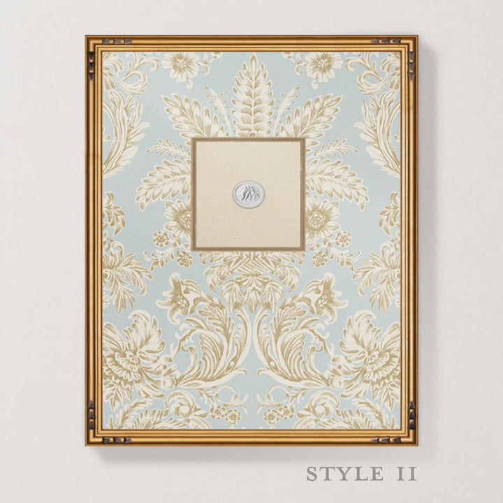 Framed Intaglio Wall Art - Parlor Paper - Hazy Daytime
