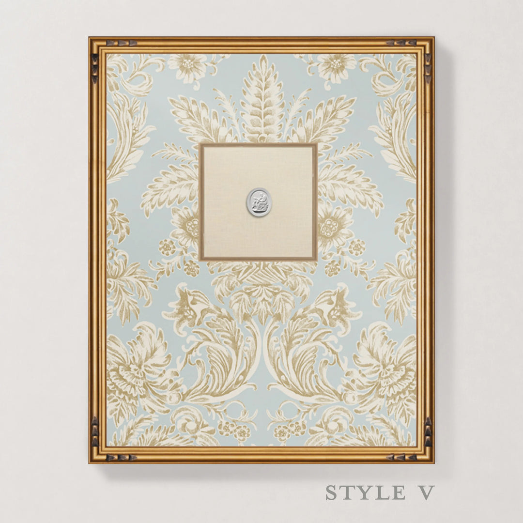 Framed Intaglio Wall Art - Parlor Paper - Hazy Daytime