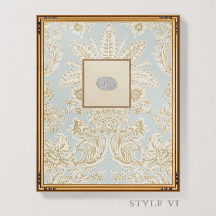 Framed Intaglio Wall Art - Parlor Paper - Hazy Daytime