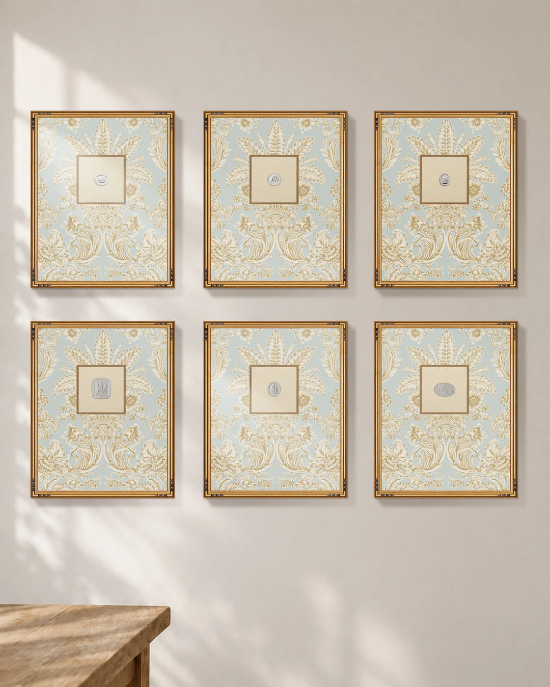 Framed Intaglio Wall Art - Parlor Paper - Hazy Daytime