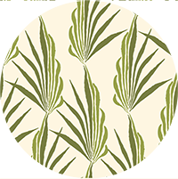 Areca Palm - Light Olive Wallpaper