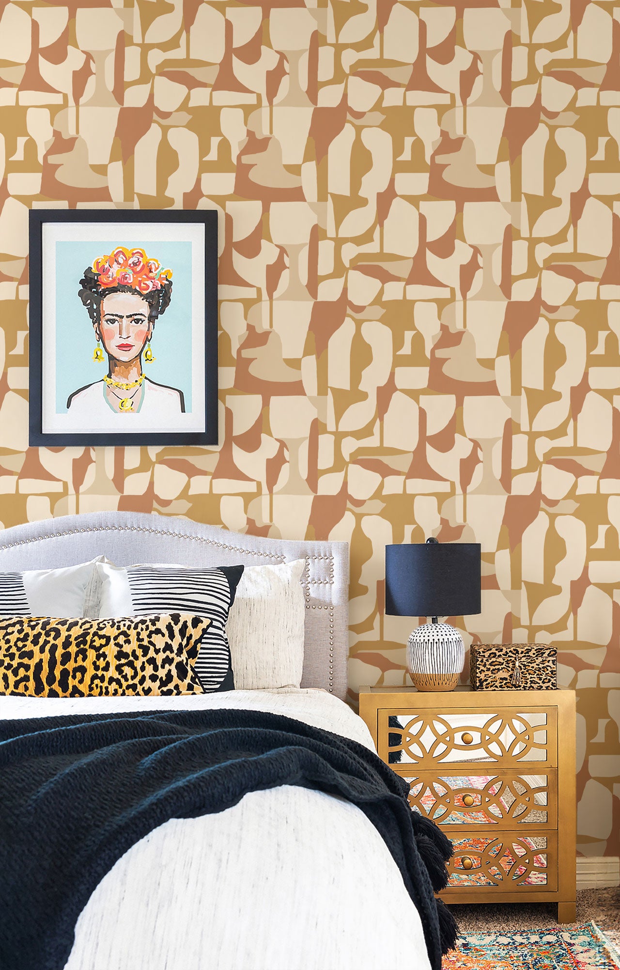 Kazi - Terracotta Wallpaper by Forbes + Masters – Mitchell Black