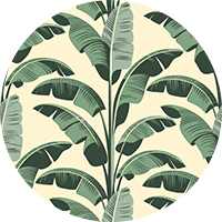 Banana Leaf - Sage Gray Wallpaper