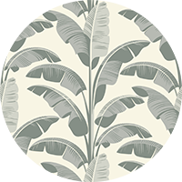 Banana Leaf - Sage Gray Wallpaper