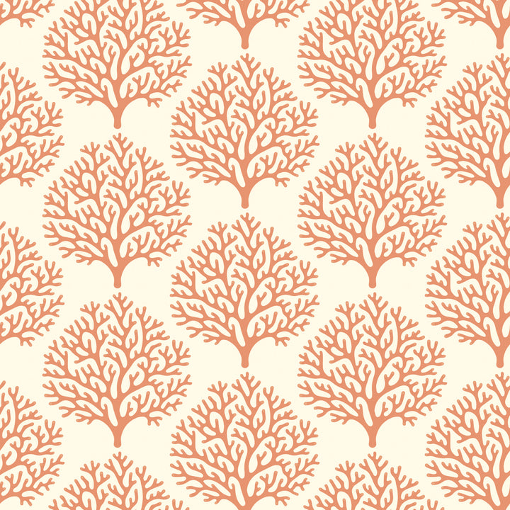 Beach Coral - Red Clay Wallpaper