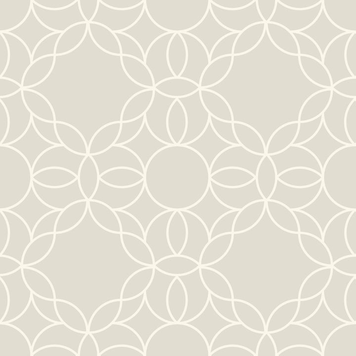Bloom Ring - Alabaster Wallpaper
