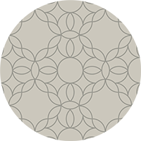 Bloom Ring - Pale Mineral Blue Wallpaper