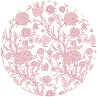 Blooming Thicket - Morning Glow Wallpaper