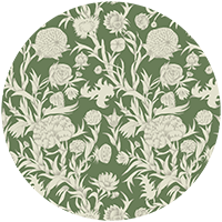 Blooming Thicket - Morning Glow Wallpaper