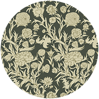 Blooming Thicket - Morning Glow Wallpaper