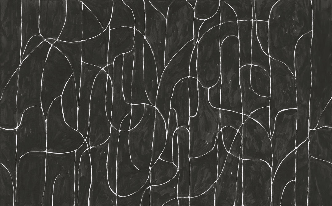 Boulder Beach Wall Mural - Black Wallpaper by Forbes Masters