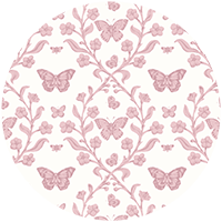 Butterfly Garden - Dusty Lilac Wallpaper