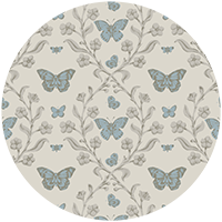 Butterfly Garden - Dusty Lilac Wallpaper