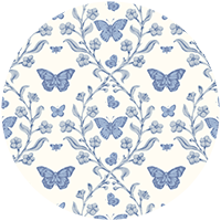 Butterfly Garden - Dusty Lilac Wallpaper