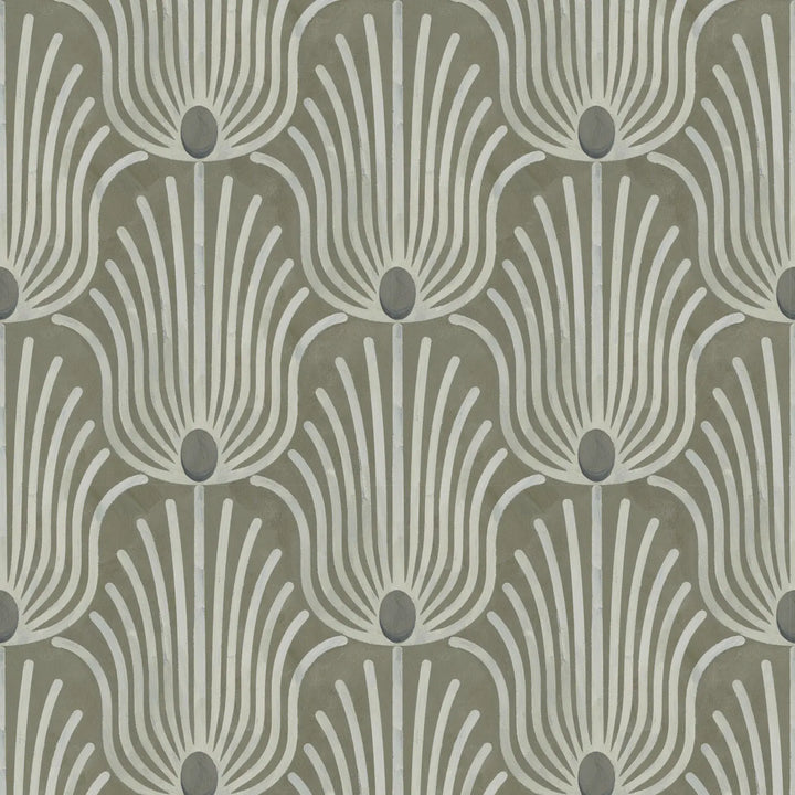 Carlyle Feather - Coconut Husk Wallpaper