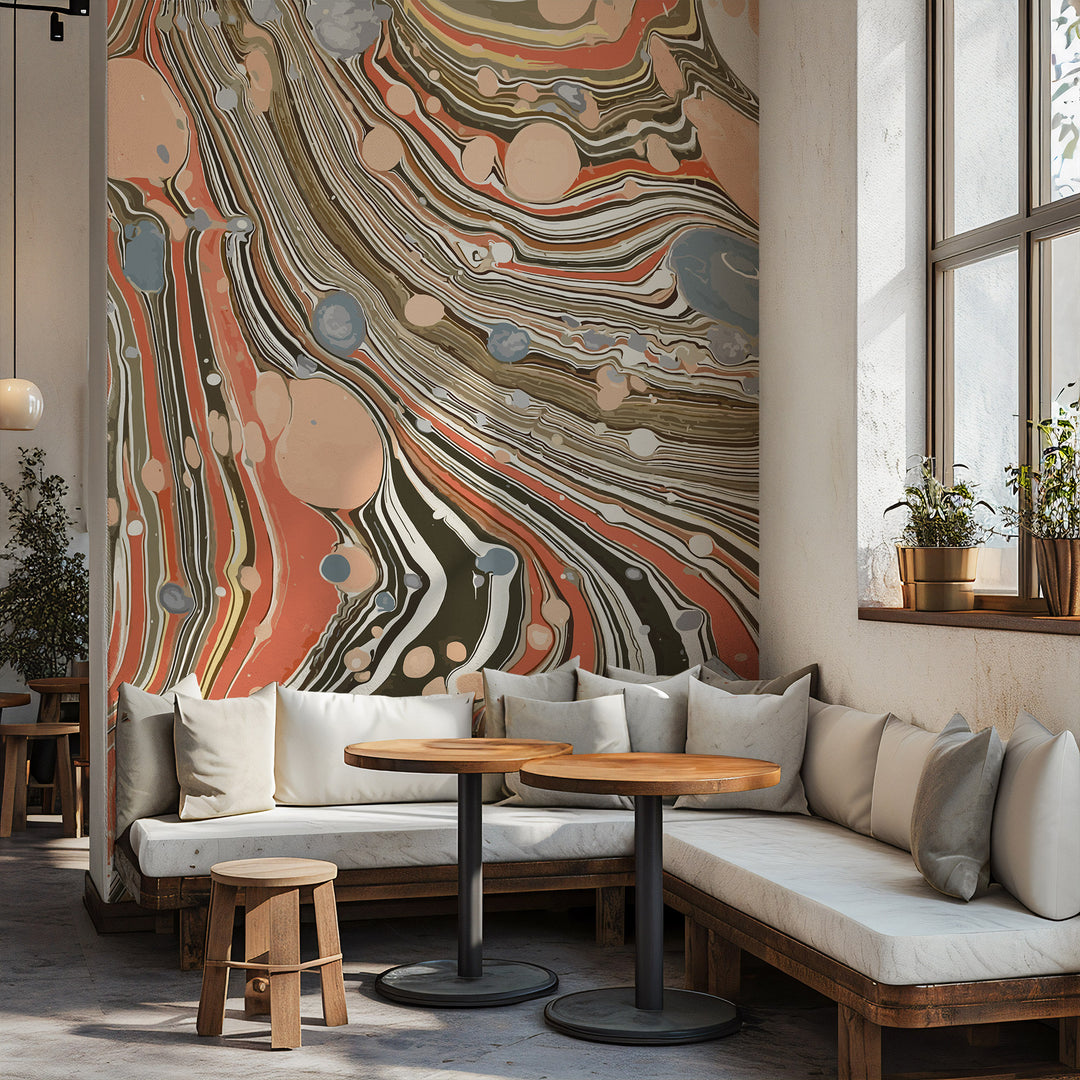 Chimera Marble Wall Mural - Polychrome