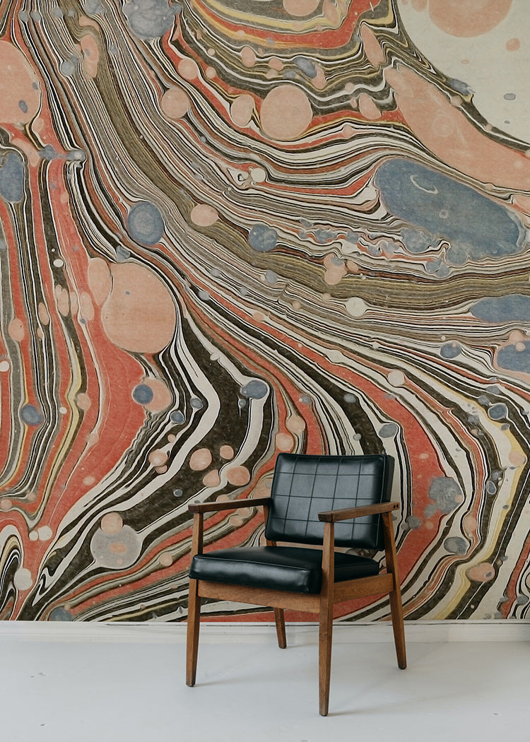 Chimera Marble Wallpaper Mural - Polychrome