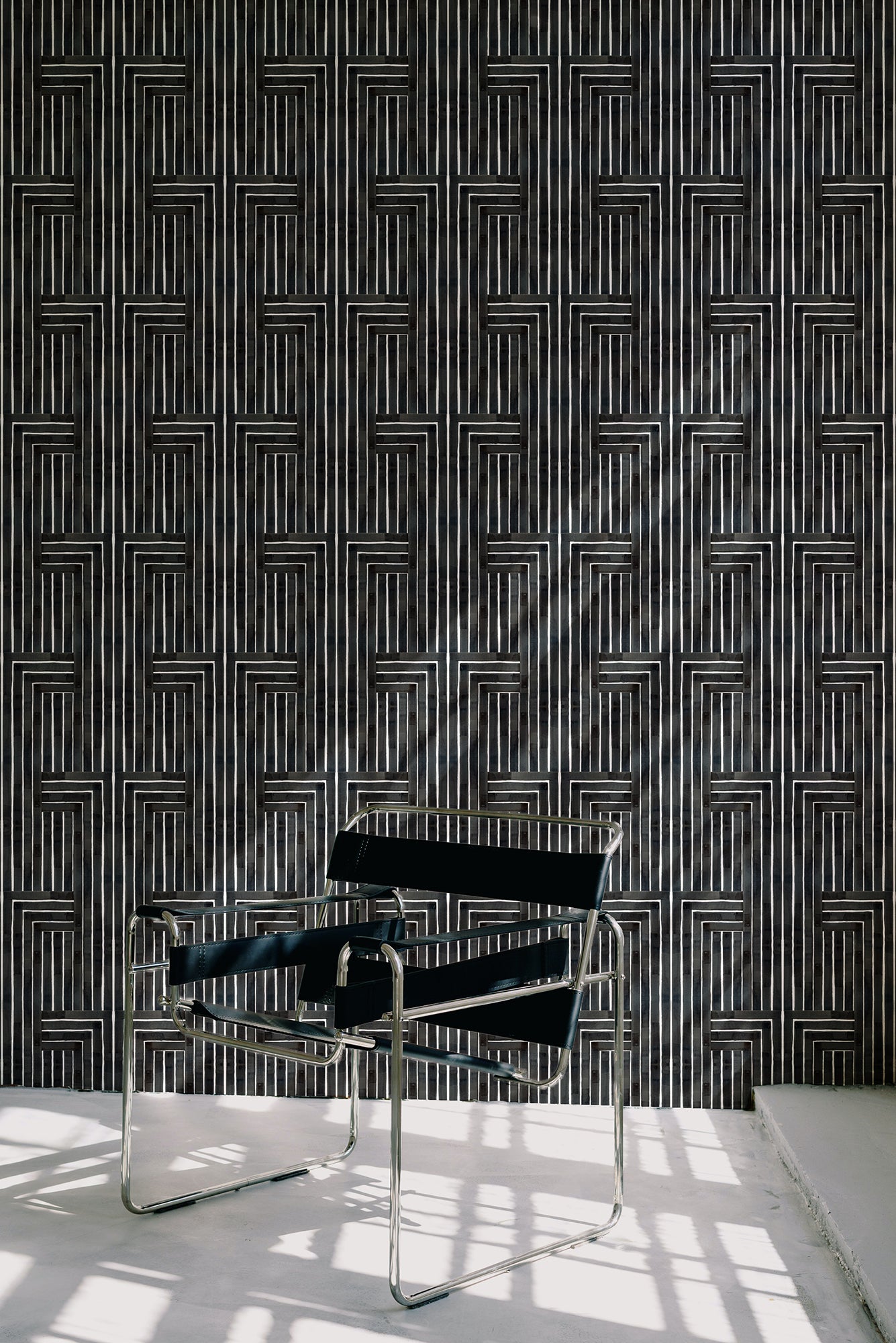 Mitchell Black Wallpaper and Textiles Nomalanga Oli 1353024  Material Bank