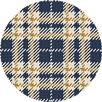 Clark Plaid - Navy Gold Coast Wallpaper