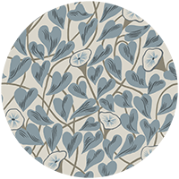 Climbing Vine - Hazy Blue Wallpaper