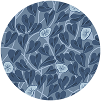 Climbing Vine - Hazy Blue Wallpaper
