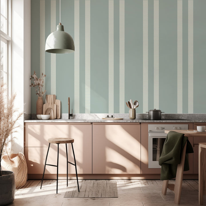 Colonnade - Powder Ash Wallpaper