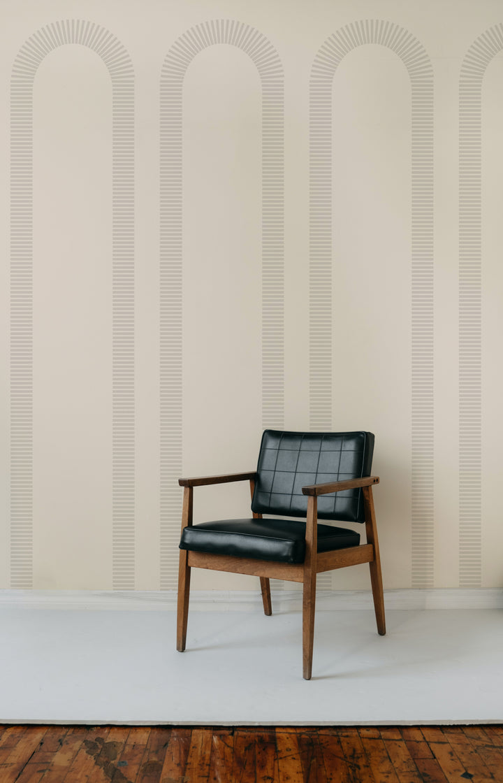 Colonnade - Linen Wallpaper