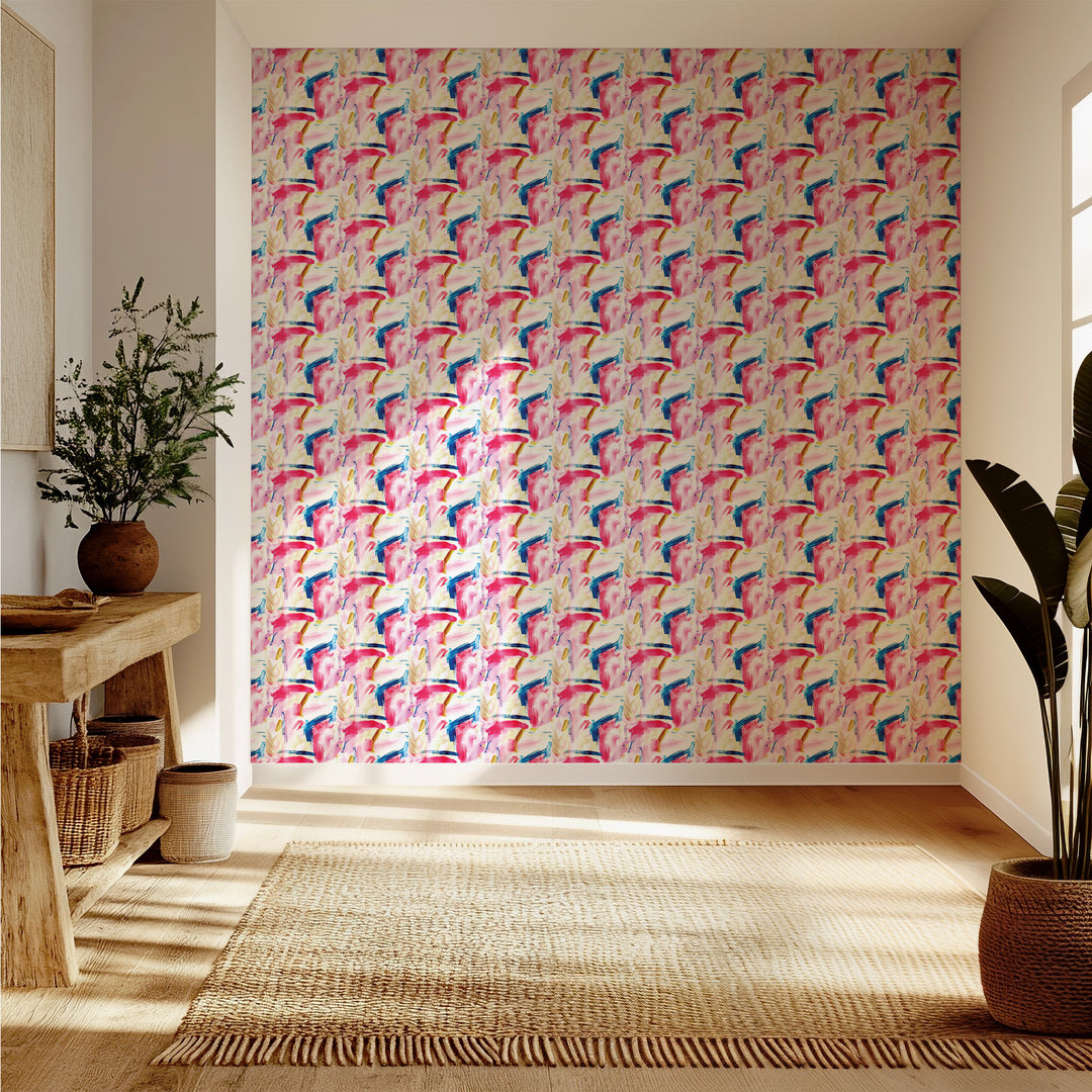 Cotton Candy - Light Pink Wallpaper by The Blush Label