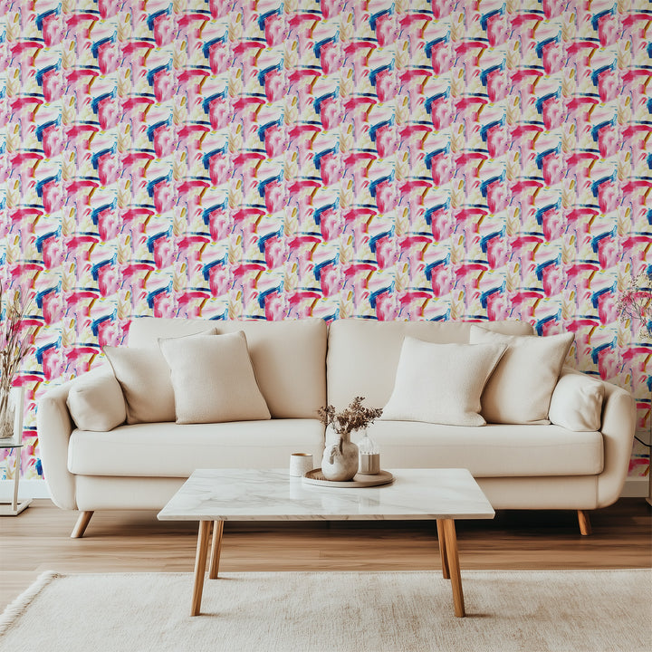 Cotton Candy - Light Pink Wallpaper by The Blush Label