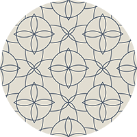 Court Rosette - Oxford Blue Wallpaper