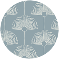 Deco Fan - Black Gold Wallpaper by Bohemian Bungalow