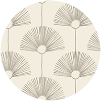 Deco Fan - Black Gold Wallpaper by Bohemian Bungalow