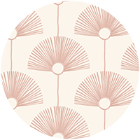 Deco Fan - Black Gold Wallpaper by Bohemian Bungalow