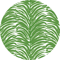 Deco Fern - Basil Floral Wallpaper by Bohemian Bungalow