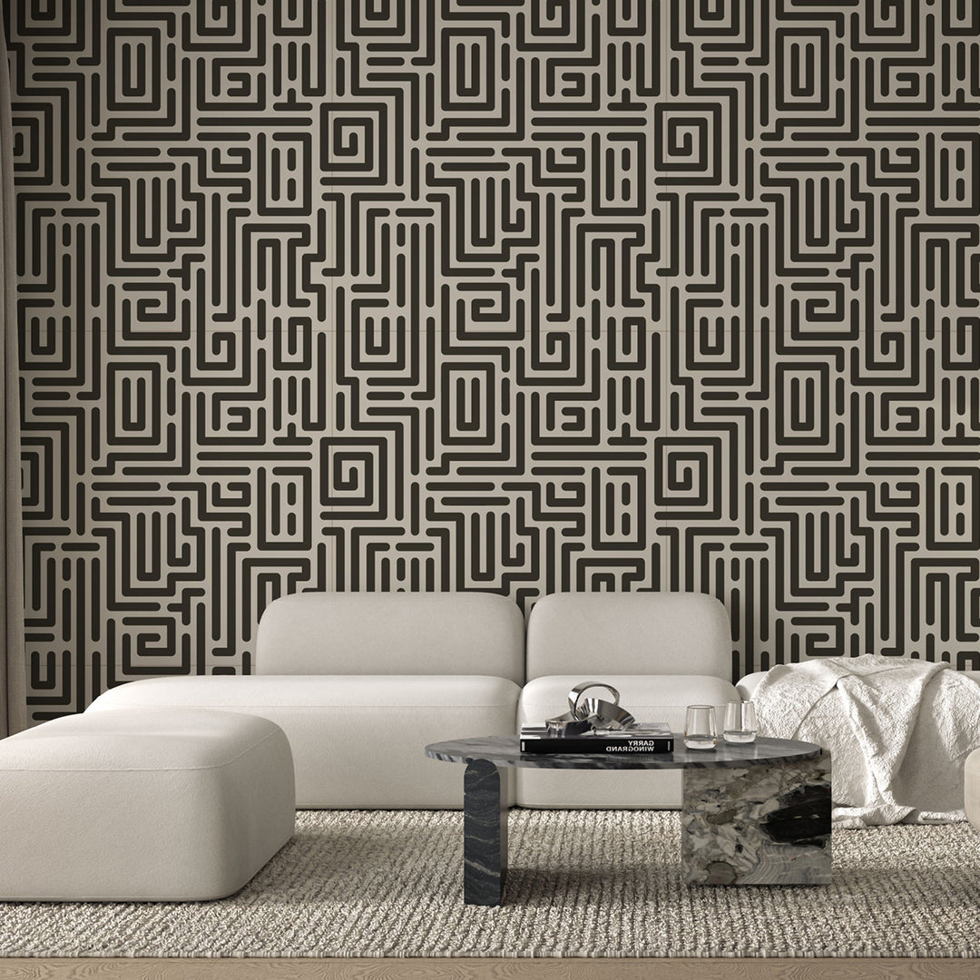 Diallo - Linen Wallpaper by Sabrina Yvonne