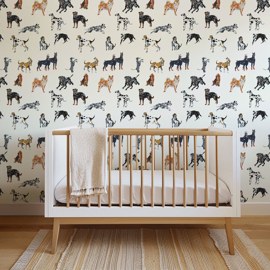 Dog Days - Sketchpad White Wallpaper