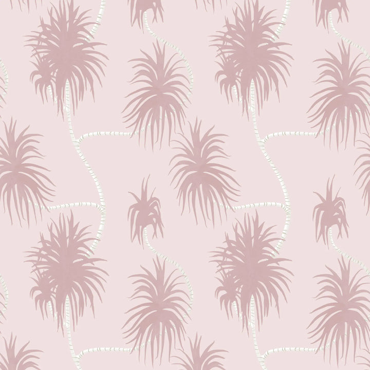 Dragon Tree - Blush Pink Wallpaper