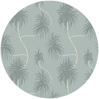 Dragon Tree - Taupe Wallpaper