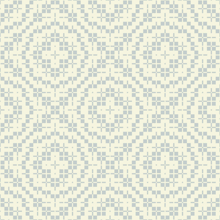 Echo Tile - Pale Mineral Blue Wallpaper