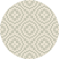 Echo Tile - Walnut Wallpaper