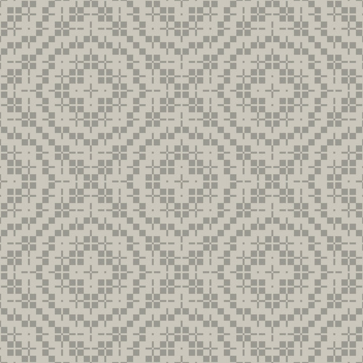 Echo Tile - Walnut Wallpaper
