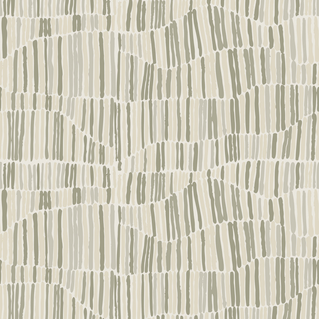 Colonnade - Brown Clay Wallpaper – Mitchell Black