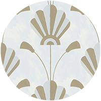 Fanflower - Seafoam Wallpaper