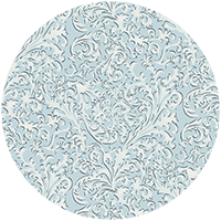 Florentine Vine - Deep Blue Wallpaper