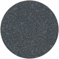 Florentine Vine - Deep Blue Wallpaper