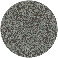 Florentine Vine - Deep Blue Wallpaper