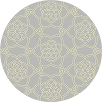 Floret Lattice - Alabaster Wallpaper