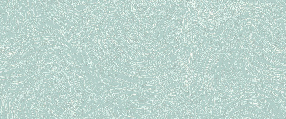 Flow Wall Mural - Seafoam